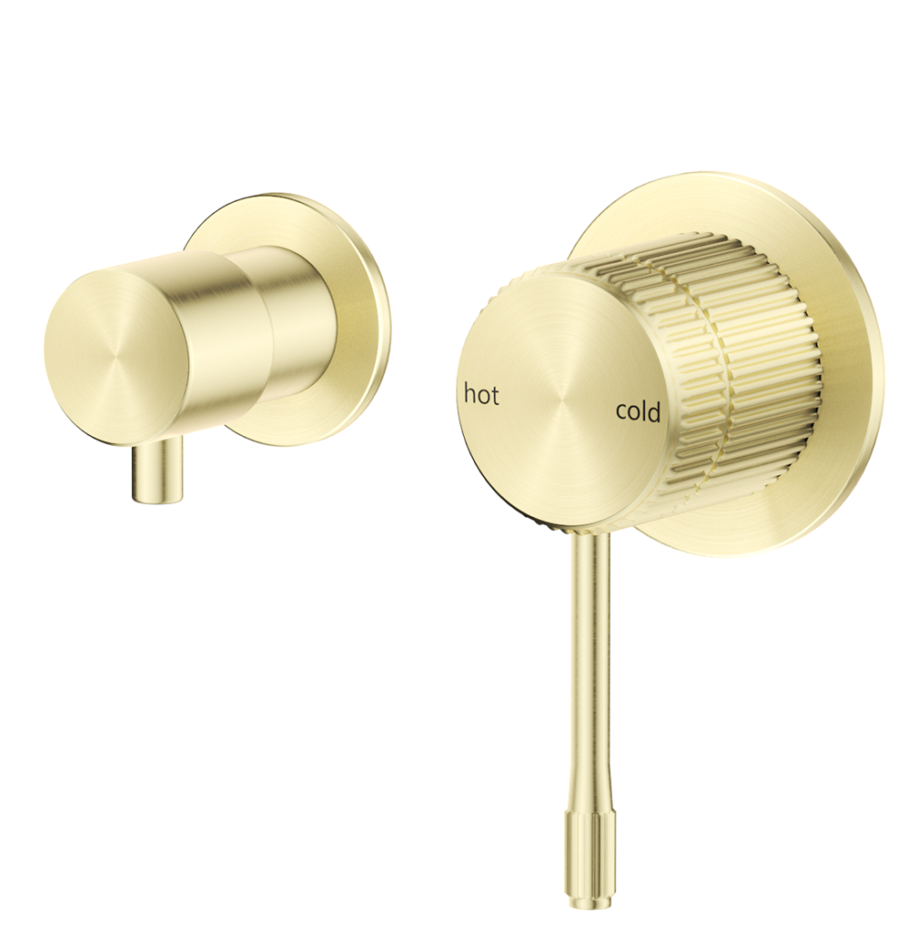 Mica Fluted Sideways Shower Mixer Diverter