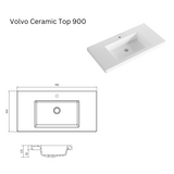 ABS MFL2 Light American Oak Freestanding Single Bowl Vanity 1200mm