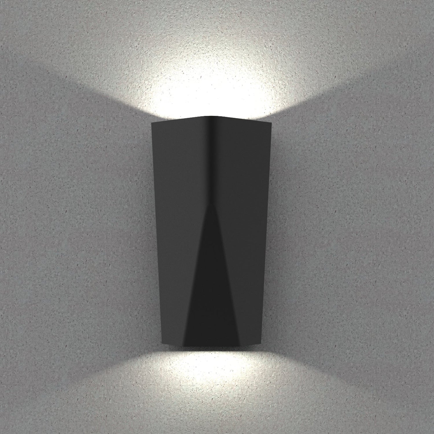 WIGTRI: Exterior LED Tri-CCT Surface Mounted Featured Up/Down Wall Lights IP65