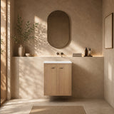 Riva Tofino Wall Hung Vanity Coastal Oak 