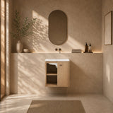 Riva Tofino Wall Hung Vanity Coastal Oak 