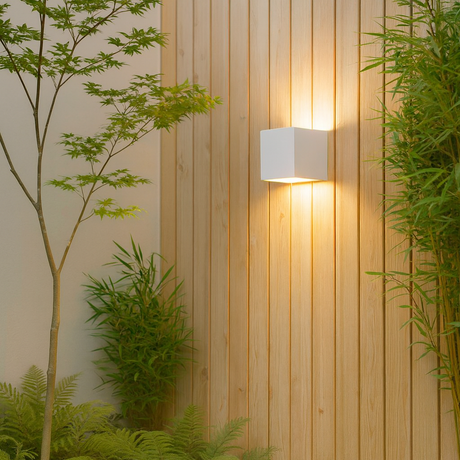 Wall Light CALPINO 41 Cast Aluminium White