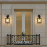 Wall Light TRECATE 96 Zinc-Plated Steel Black