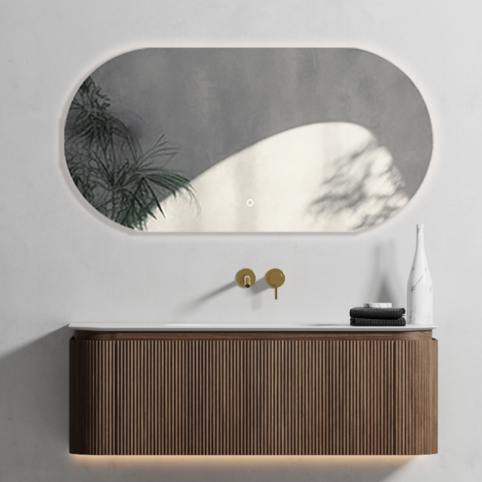 Walnut ZURE Waverton Vanity 1200