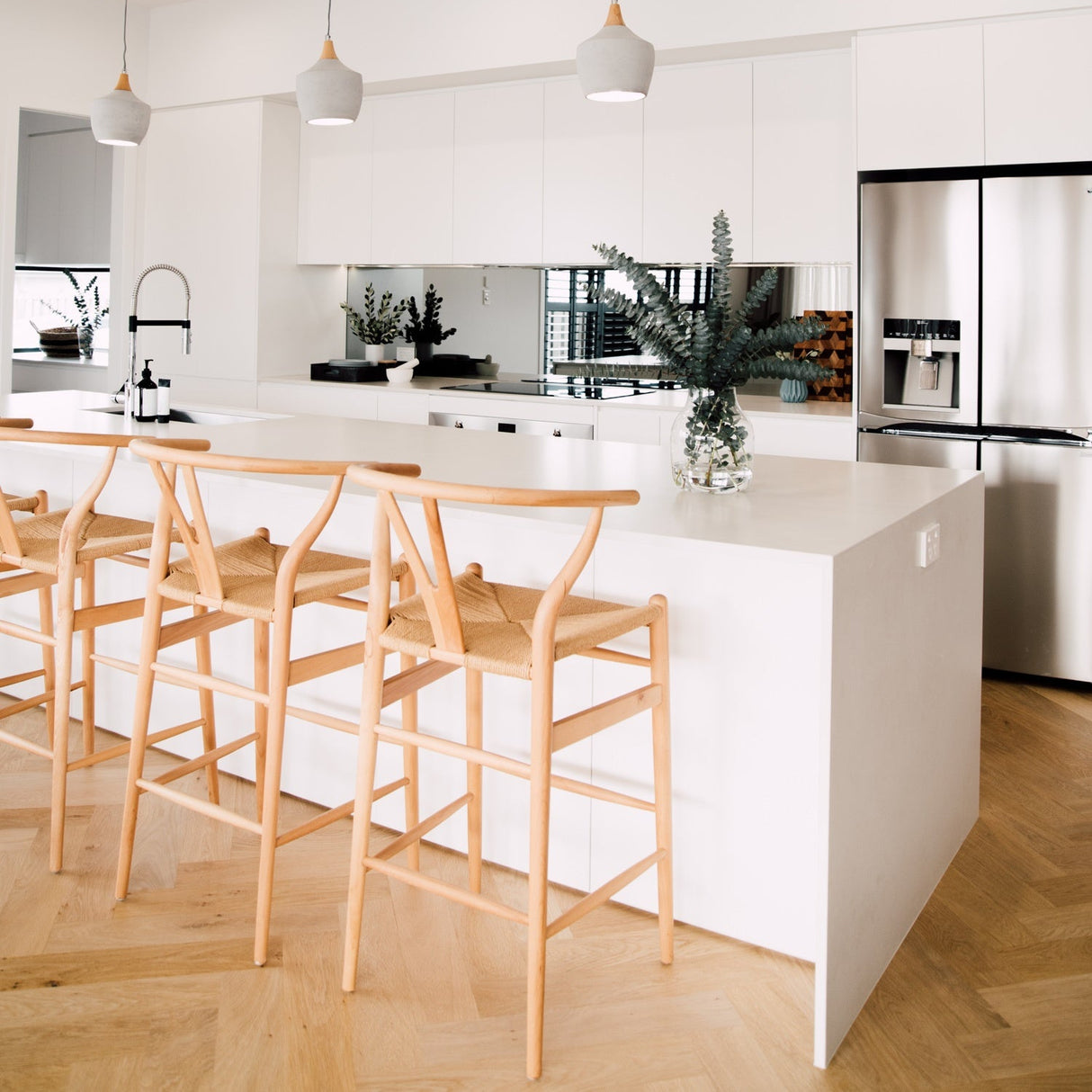 Willow Beech Counter Stool – Natural Oak - 0.95m