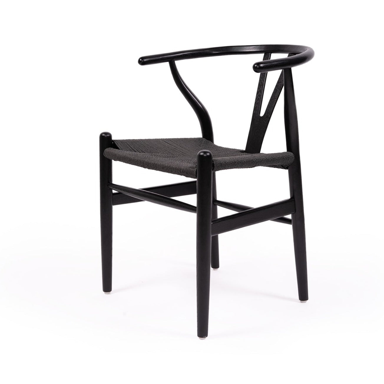 Willow Designer Revere Natural Oak Chair - Black on Black