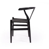 Willow Designer Revere Natural Oak Chair - Black on Black