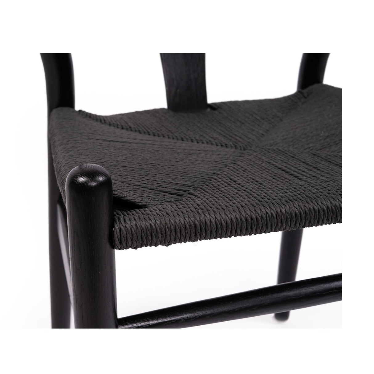 Willow Designer Revere Natural Oak Chair - Black on Black
