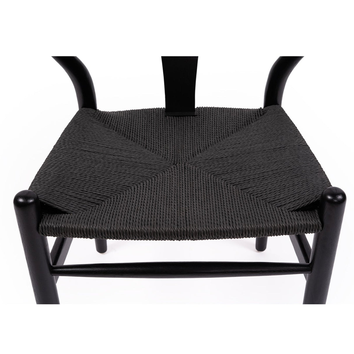 Willow Designer Revere Natural Oak Chair - Black on Black