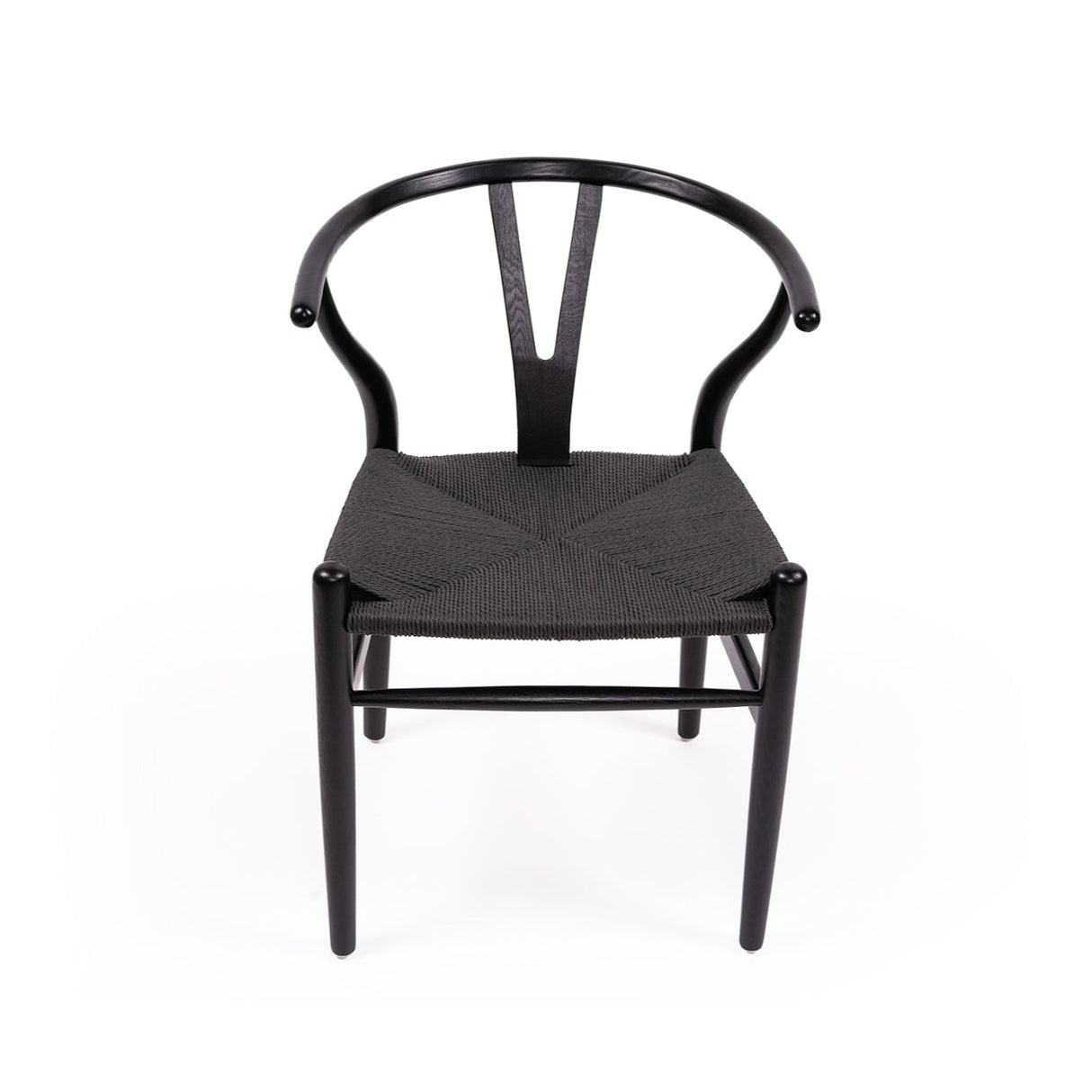 Willow Designer Revere Natural Oak Chair - Black on Black