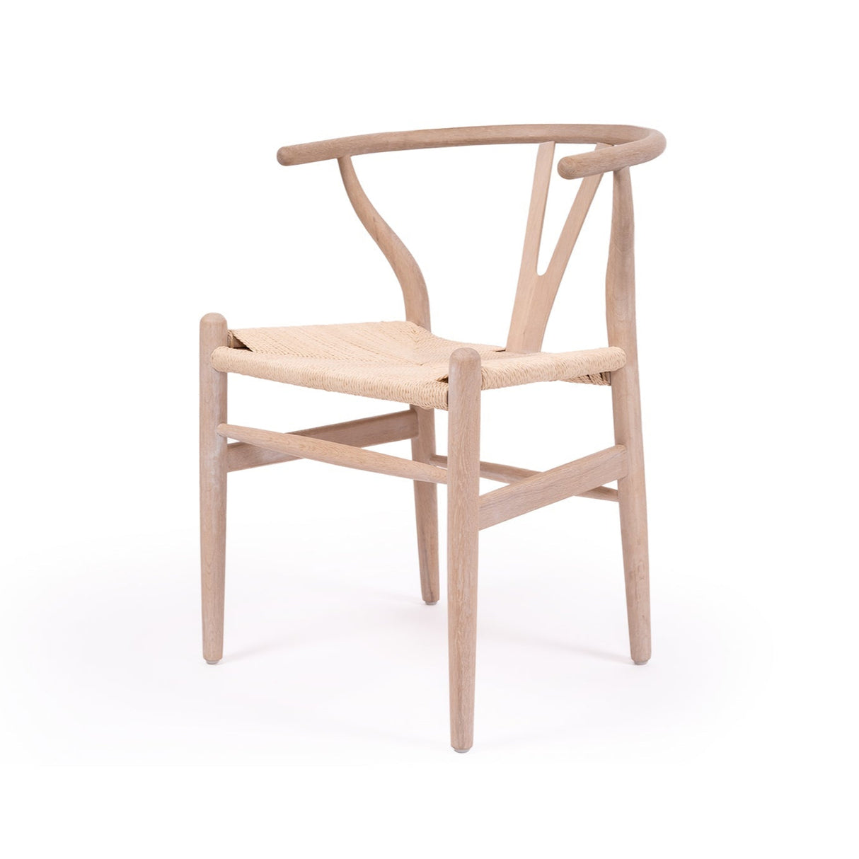Willow Designer Revere Natural Oak Chair - White Coastal Oak