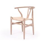 Willow Designer Revere Natural Oak Chair - White Coastal Oak