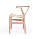 Willow Designer Revere Natural Oak Chair - White Coastal Oak