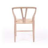 Willow Designer Revere Natural Oak Chair - White Coastal Oak