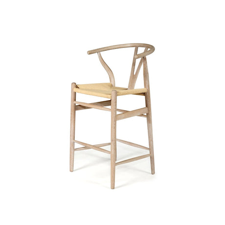 Willow Oak Counter Stool - White Coastal Oak - 0.95m