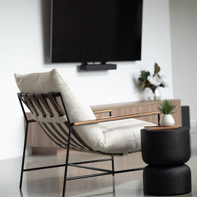 Winston Steel frame  Armchair – Cloud
