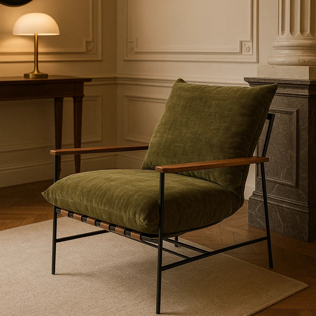 Winston Steel frame  Armchair – Forest