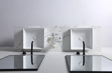 Aulic MACLEOD White Ceramic Basin (Square: 360x360x120)