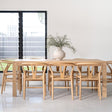 Xander American Oak  Dining Table - 2.4m