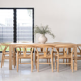 Xander American Oak  Dining Table - 2.4m