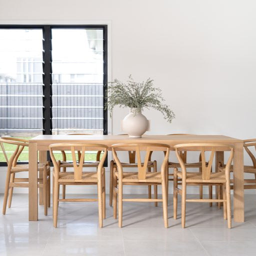 Xander American Oak  Dining Table - 2.4m