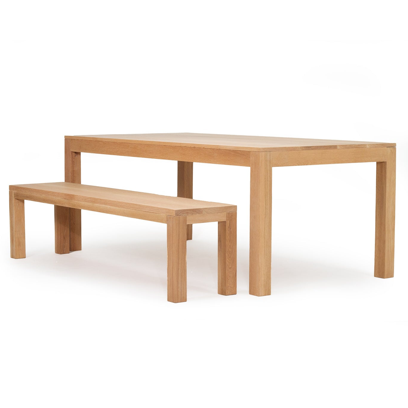 Xander American Oak  Dining Table - 2.4m