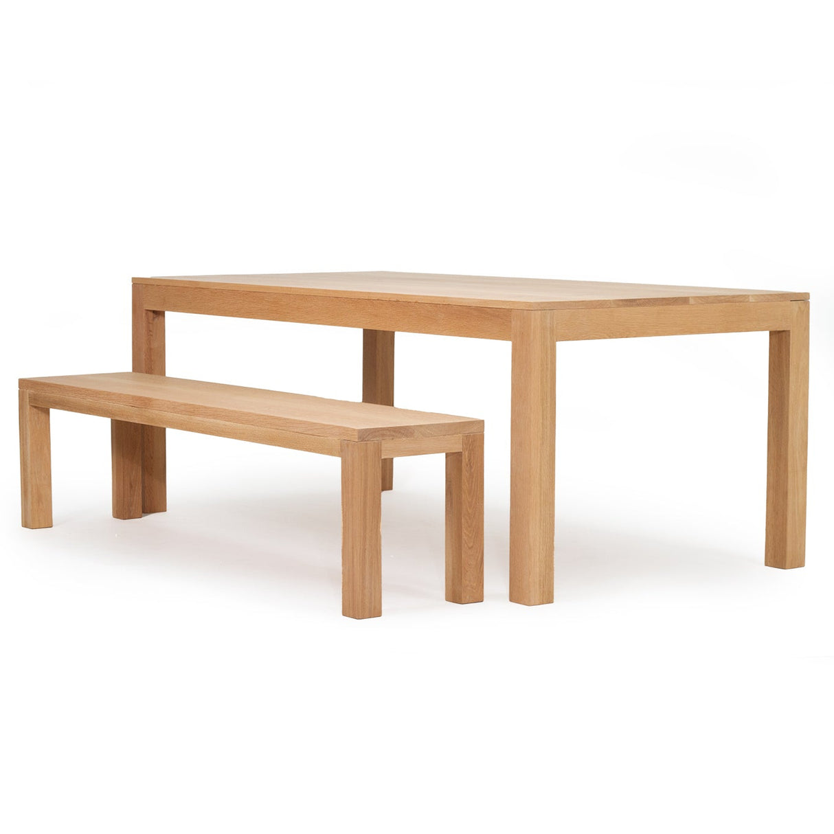 Xander American Oak  Dining Table - 2.4m