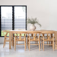 Xander American Oak  Dining Table - 2.8m