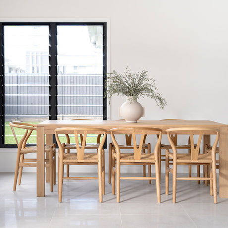 Xander American Oak  Dining Table - 2.8m