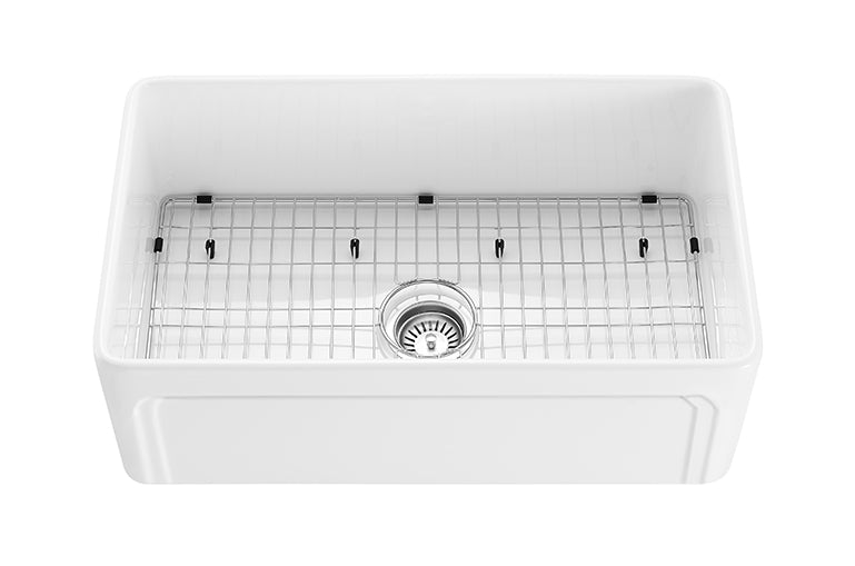 Kensington Ceramic Kitchen Sink 758x453x254mm (Single Bowl)