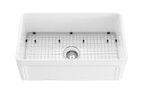 Kensington Ceramic Kitchen Sink 758x453x254mm (Single Bowl)