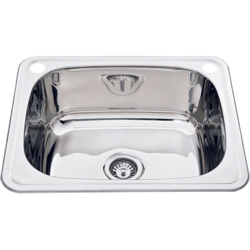 Eden Laundry Sink 555(600) x 455(500)mm (Chrome)