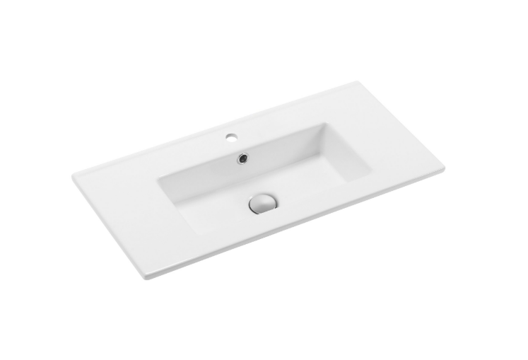 YORK Slim Freestanding Vanity Max Oak 750/900
