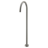 Yale Round Floor-mounted Bath Spout - Brushed Nickel