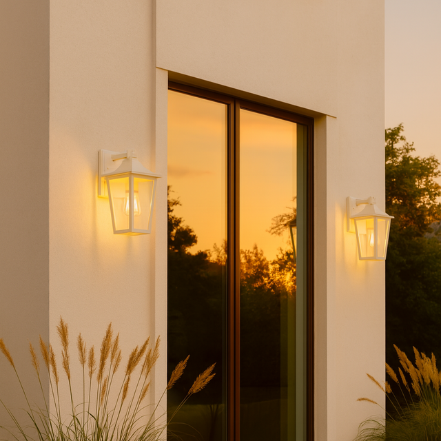 York 1Lt Exterior White IP43