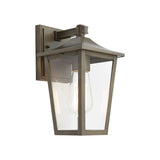 York 1 Light Wall Light Greystone IP43