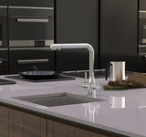 Puretec Tripla Elite 20 Chrome 3-Way Kitchen Mixer Tap & Water Filter Package