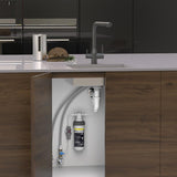 Puretec Tripla Elite 20 Gunmetal 3-Way Kitchen Mixer Tap & Water Filter Package