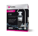 Puretec Z18 Quick-Twist Undersink Inline Water Filter Package
