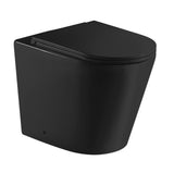Berlin99 Wall-Faced Floor Toilet Pan (Matte Black)