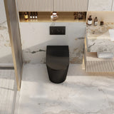 Berlin99 Wall-Faced Floor Toilet Pan (Matte Black)
