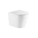 Zara Rimless Wall Hung Toilet Pan (Gloss White)