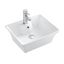 ZENTO 49S Semi-Pedestal Wall Hung Rectangular Basin (495x415x190mm)