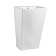 ZENTO 51 Freestanding Rectangular Pedestal Basin (510x450x850mm)
