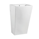 ZENTO 51 Freestanding Rectangular Pedestal Basin (510x450x850mm)