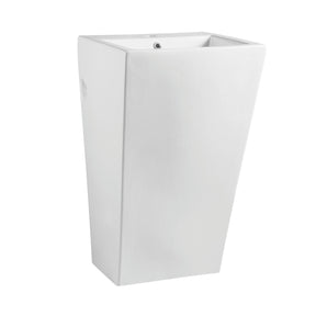 ZENTO 51 Freestanding Rectangular Pedestal Basin (510x450x850mm)
