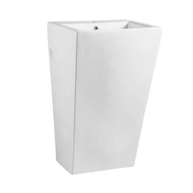 ZENTO 51 Freestanding Rectangular Pedestal Basin (510x450x850mm)
