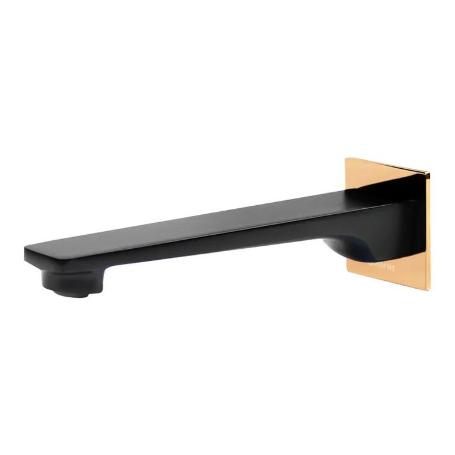 ZEVIO Bath Spout - Black & Rose Gold