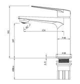 ZEVIO Lead Free Basin Mixer