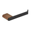 ZEVIO Toilet Paper Holder - Black & Rose Gold